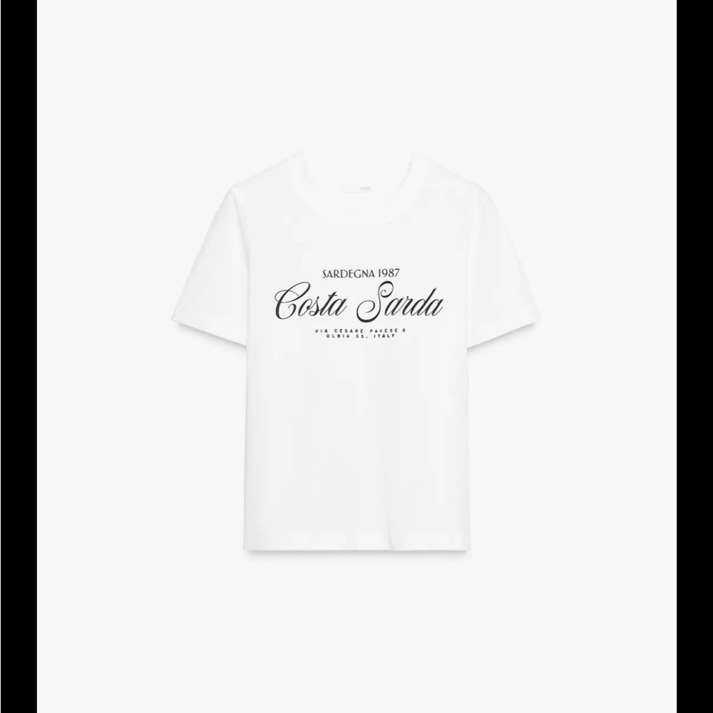 Zara White Short Sleeve Tee
